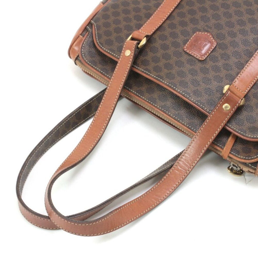 Celine Macadam Pattern Tote Bag Brown - Picture 4 of 9